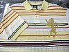 6 PCS STRIPPE POLO SHORT SLEEVE SHIRT WITH LION SIGN