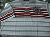 6 PCS PACK SHIELD SIGN ON THE SHORT SLEEVE STRIPPE POLO SHIRT
