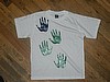 6 PCS of short sleeve t shirt printed with thermoflex