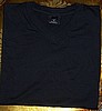 12 pcs Black V-Neck tshirts