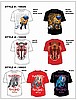 6 Pcs Screen Printed Tshirts 10025631