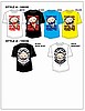 6 Pcs Screen Printed T Shirts 100356