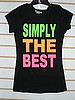 6 pcs Ladies Neon Print
Baby Doll T shirts Simply The Best
