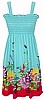 Smocked Top Sundress - Turquoise