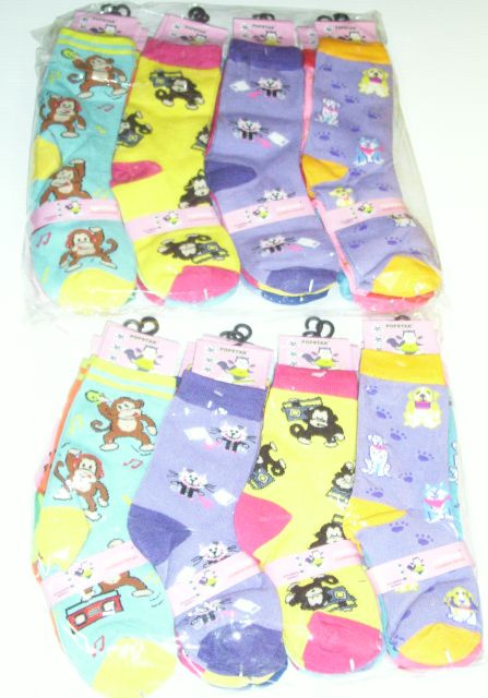 10 dozen Girls socks PIC-SG353