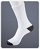 Crew Socks Black Heal & Toe